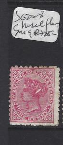 NEW ZEALAND  (P0111B) QV  1D   SG 228  CHISEL FLAW  MOG