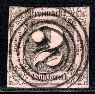 German States Thurn & Taxis Scott # 6, used