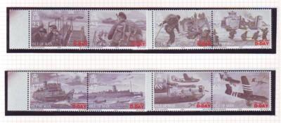 Isle of Man  Sc 1028-31 2004 60th Anniversary D Day stamp set mint NH