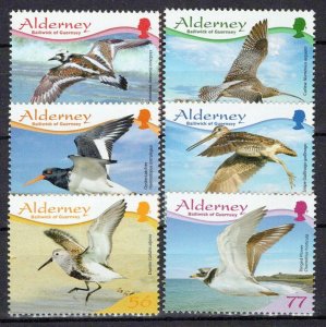 Alderney 344-349 MNH Birds Nature Animals Zayix 1223M0116M