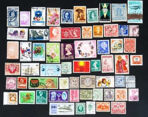 Worldwide Lot of 61 stamps Mint & Used