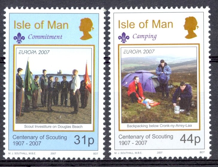 Isle of Man Sc# 1183-1184 MNH 2007 Europa