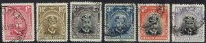 SOUTHERN RHODESIA 1924 KGV ADMIRAL 1D - 6D USED