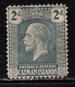 CAYMAN ISLANDS Scott # 54 MH - KGV Definitive