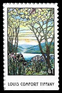 PCBstamps     US #4165 Bk Sgl 41c Louis Comfort Tiffany, MNH, (21)