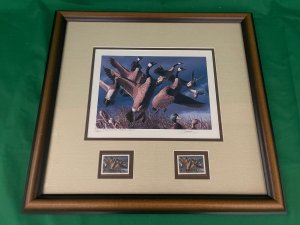 2000 California State Duck Stamp Print - Geese - by Robert Steiner Artist Proof