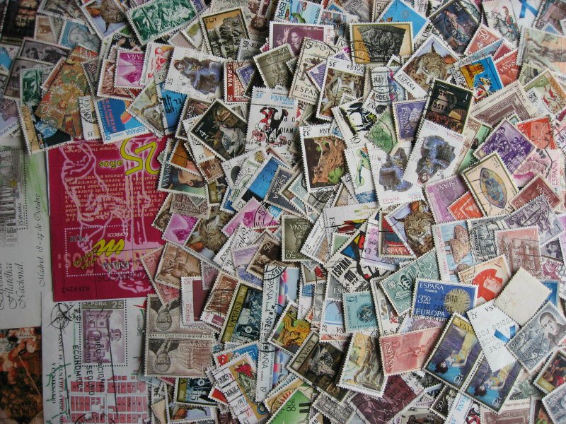 SPAIN 400 nice mixture (duplicates,mixed cond) lots of commemoratives are here! 