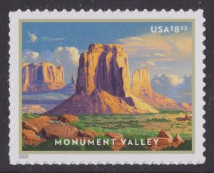 US 5666 Priority Mail Monument Valley $8.95 single MNH 2022