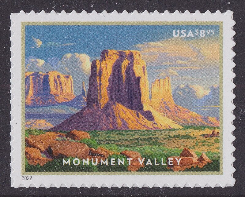 US 5666 Priority Mail Monument Valley $8.95 single MNH 2022