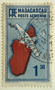 AlexStamps MADAGASCAR #C4 VF Used 