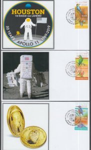 ISRAEL / JUDAICA - # 19030.15 ISRAEL HONOURS 50th ANN of APOLLO 11 MOON LANDING