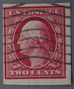 United States #384 Washington Imperforate Used