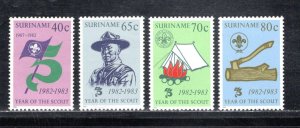 SURINAM SC# 625-28  FVF/MNH