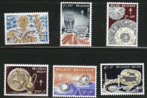 BELGIUM Scott B678-B683 MNH** Handcraft anti TB set 