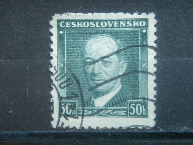 CZECHOSLOVAKIA, 1936, used 50h, Benes, Scott 216