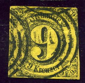 Thurn & Taxis 1852 - Sc# 46 - Mi# 10 - Used