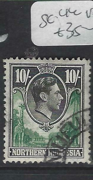 NORTHERN RHODESIA (P0503B)  KGVI 10/- ANIMALS  SG 44   VFU