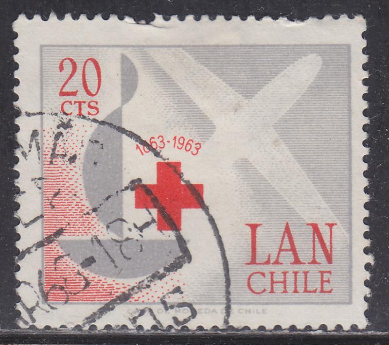 Chile C249 Centenary of the International Red Cross 1963