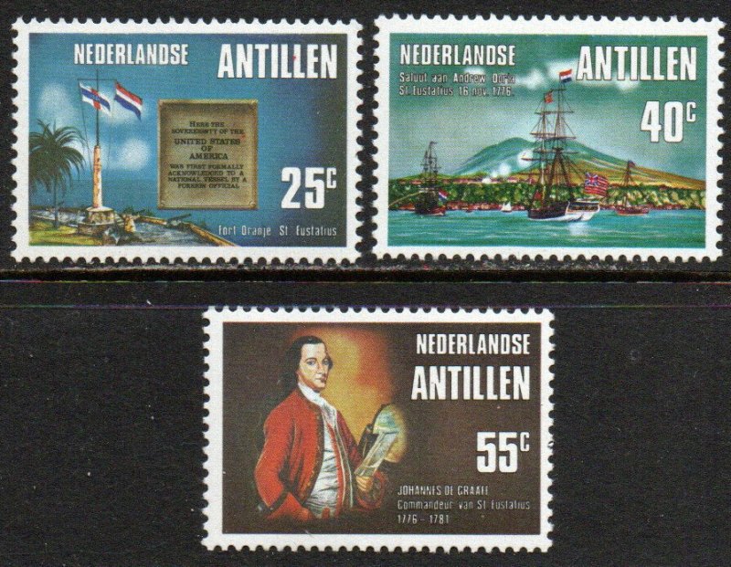 Netherlands Antilles Sc #385-387 Mint Hinged