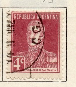 Argentine Republic 1923 Early Issue Fine Used 4c. 087423