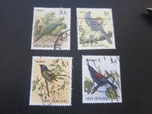 New Zealand 1985 Sc 766,8,770-70A bird FU