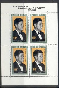 Gabon 1964 JFK Kennedy MS MUH