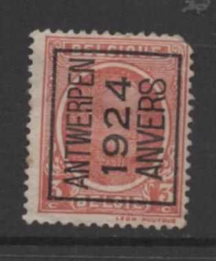 Belgium Scott#  146  used   single  Precanceled