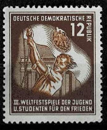 DDR 1951,Sc#85 MNH, World Festival of Youth and Students, Helsinki | Europe  - Germany & Colonies - Germany DDR, General Issue Stamp / HipStamp