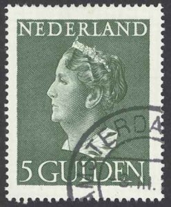 Netherlands Sc# 280 Used 1946 5g Queen Wilhelmina