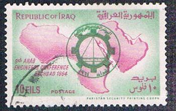 Iraq 357 Used Map   (BP4620)