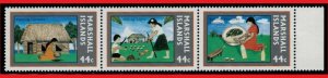 ZAYIX 1987 Marshall Islands 159a MNH - art / children's drawing strip 082422SM07