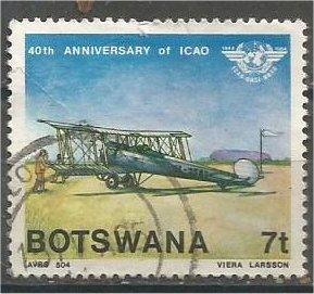 BOTSWANA, 1984, used 7t, Aviation Scott 349