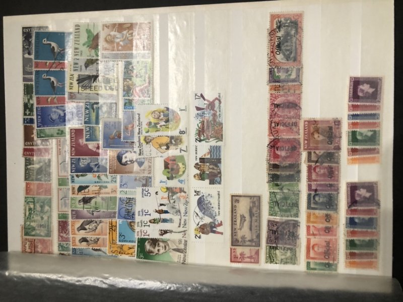 W.W. Stamps Very Nice New Zealand & Lots of Mint India + Very Old U.S