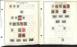 Germany Stamp Collection on 75 Minkus Specialty Pages, 1872-1969