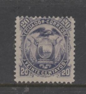 Ecuador Scott# 16  unused OG hinged