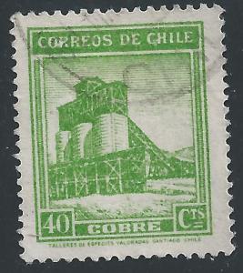 Chile #221 40c Copper Mine