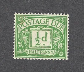 J26 - D27 1/2d postage due