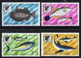 ASCENSION IS - 1968 - Fish, 1st Series - Perf 4v Set - Mint Never Hinged