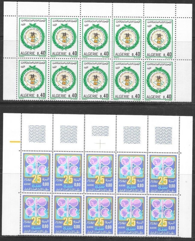 ALGERIA (86 Blocks) 695 Stamps ALL Mint Never Hinged Post Office Fresh!