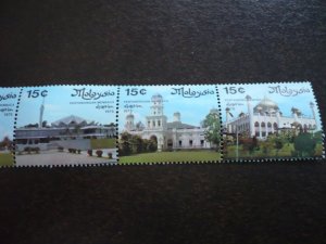 Stamps - Malaysia - Scott# 134 - Mint Hinged Strip of 5 Stamps