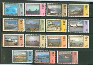 Falkland Islands/Dependencies (1L) #1L38-1L52  Single (Complete Set)