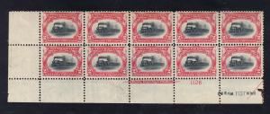 #295 Plate block of 10 VF/NH