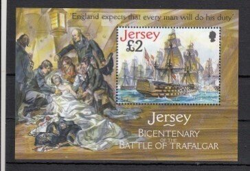 Jersey 2005 Battle Trafalgar M/Sheet - NHM