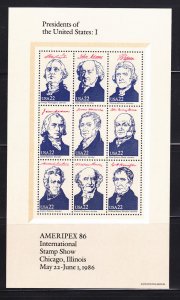 United States 2216-2219 Sheets Set MNH US Presidents (B)