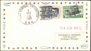 1965 POLE STATION ANTARCTIC ON A MACC ENVELOPE