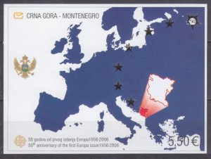 2006 Montenegro  B3b 50 years of the European Union 20,00 €