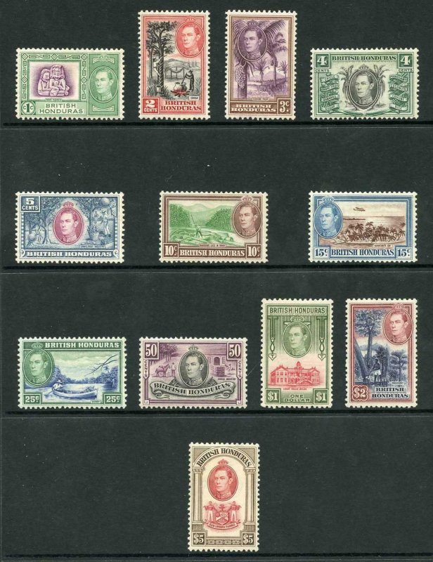 British Honduras SG150/61 1938 Set of 12  Fine M/Mint