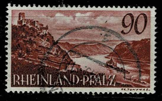 Rhine Palatinate 1949,Sc.#6N38 used,