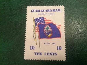 ICOLLECTZONE  US Guam Guard Mail VF NH 1950 Flags