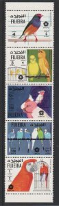 Fujeira 1970 - EXPO '70 Osaka Birds Set Mi-1475A-1479A - Perf  Set - MNH